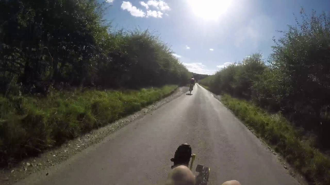 Down hill dash on my Windcheetah.