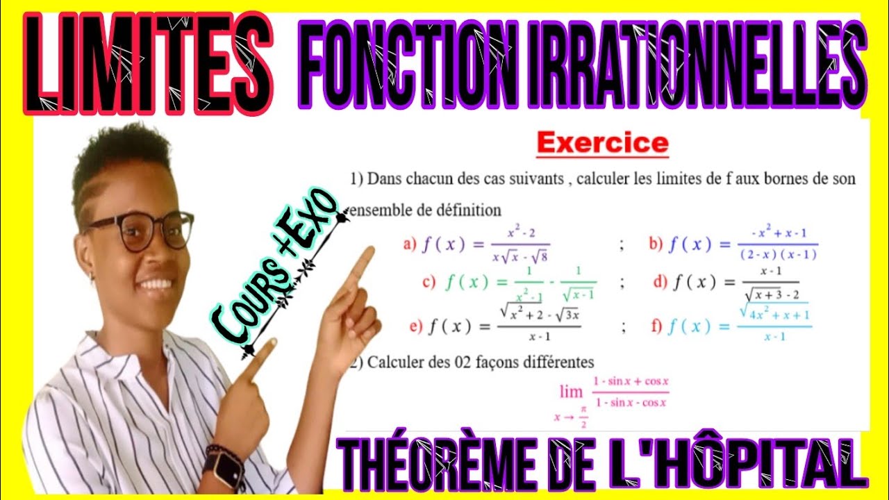 1️⃣FONCTIONS IRRATIONNELLES💖 LIMITES 💙 (lever l'indétermination)
