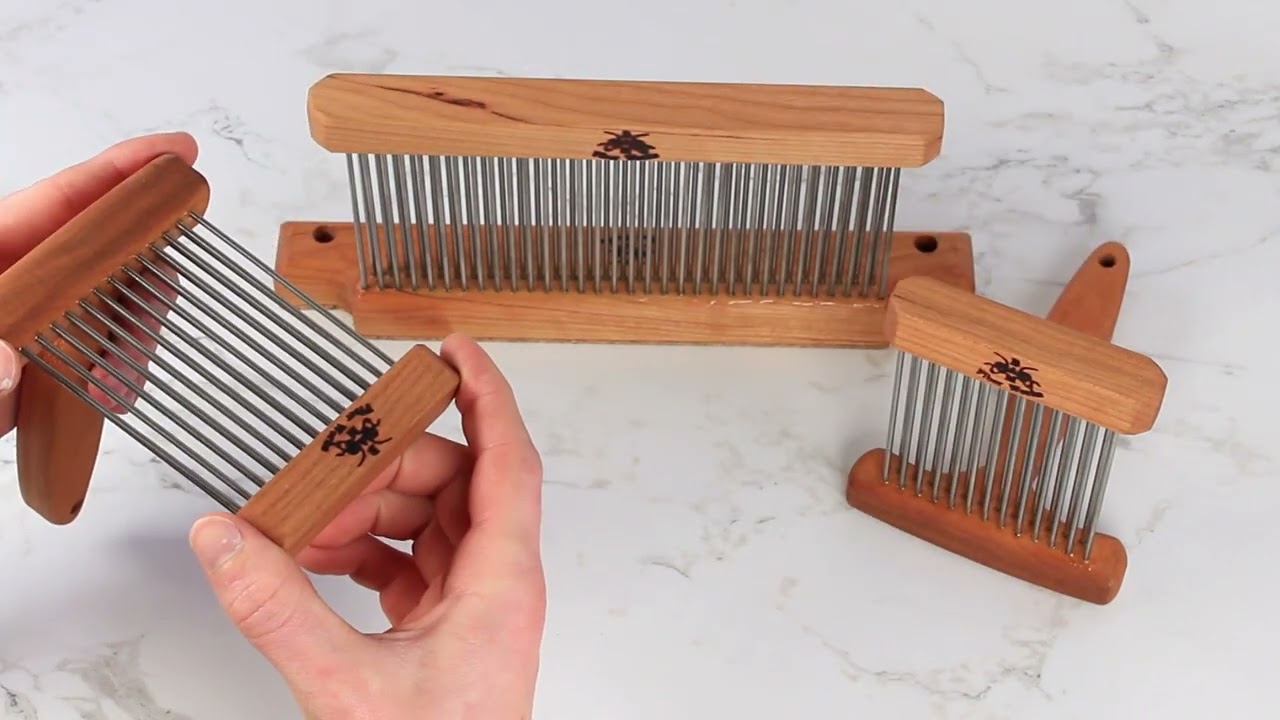 Wool Comb and Hackle Caps - Magnetic!