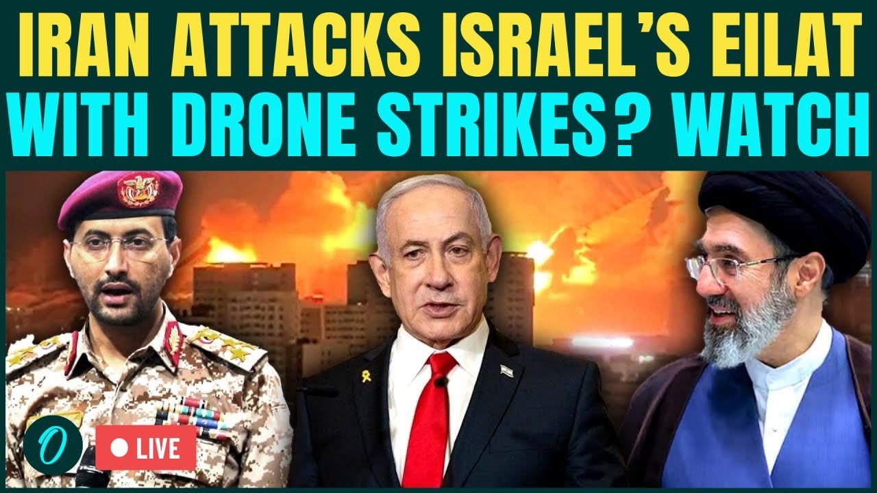 Iran Attacks Israel LIVE: Eilat Under Drone Attack in Chilling Video; Trump in PANIC With IRGC Move