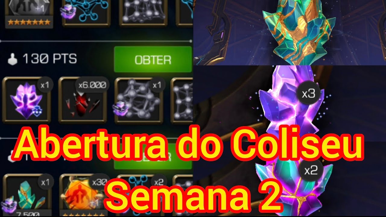 Abertura dos prêmios do Coliseu semana 2 