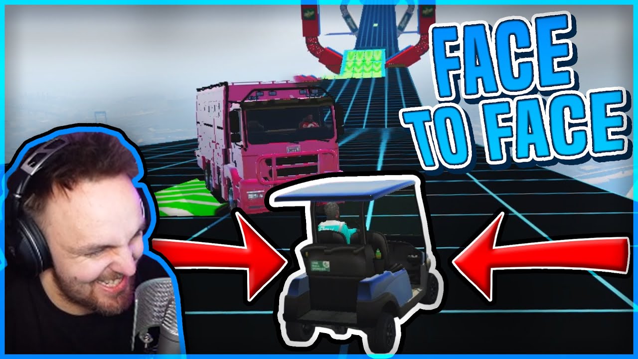 GOLFOVÝ VOZÍK VS NÁKLAĎÁK!!! | FACE TO FACE | DeeThane&@Morryeej&@marwex99&@DejvikGOD &BoTmAn