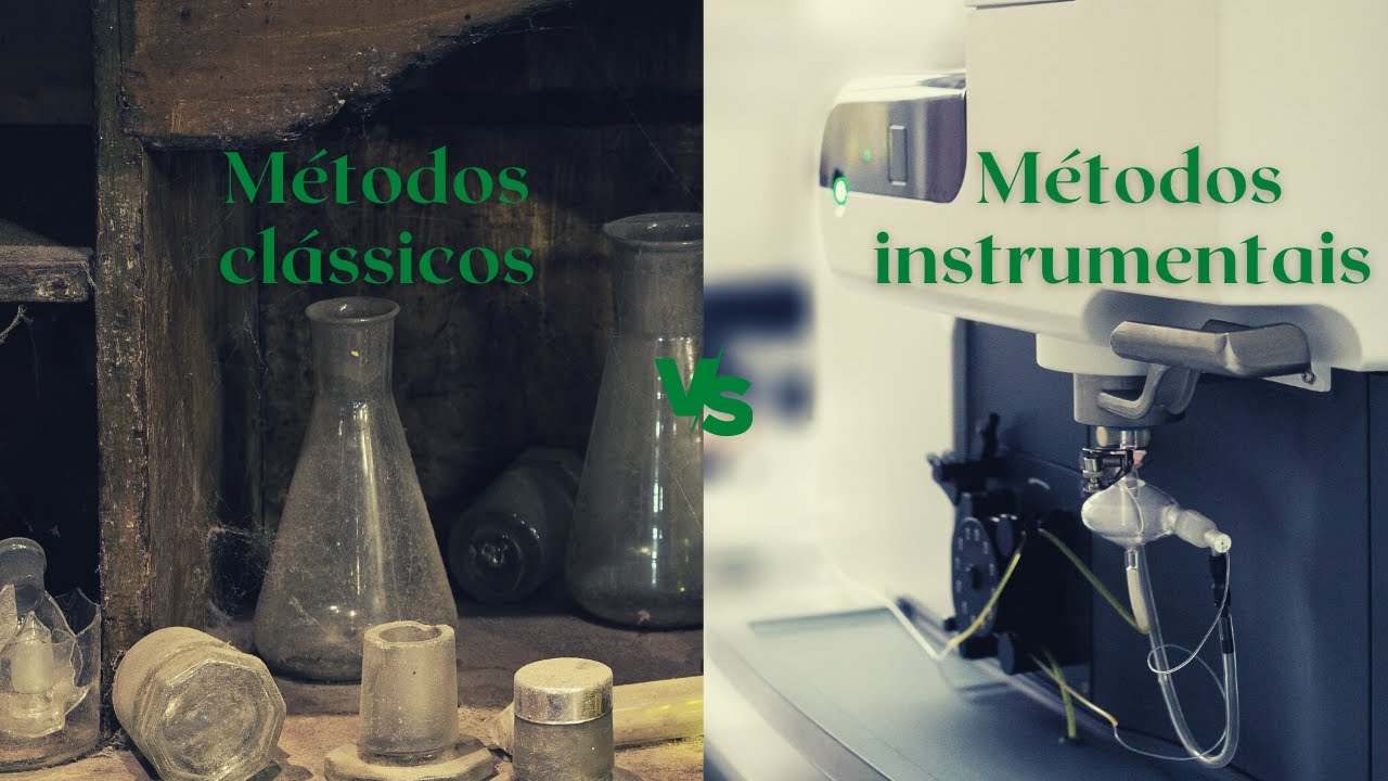 DIFERENÇA entre MÉTODOS analíticos CLÁSSICOS e INSTRUMENTAIS