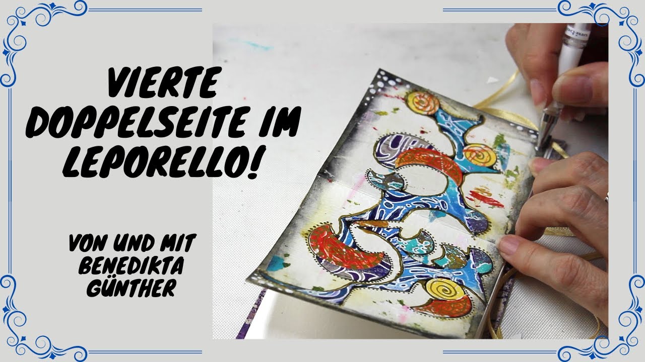 Vierte Doppelseite im Leporello!