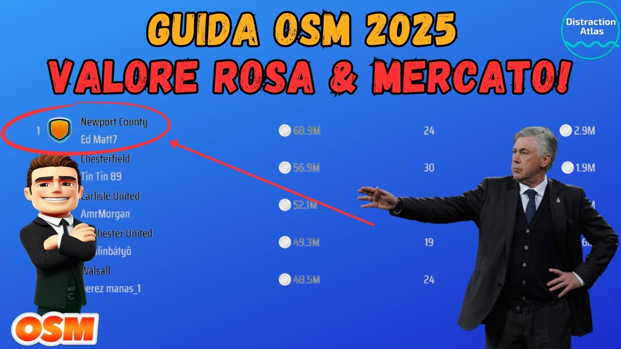 OSM GUIDA 2025: VALORE ROSA & MERCATO! 💰🤑