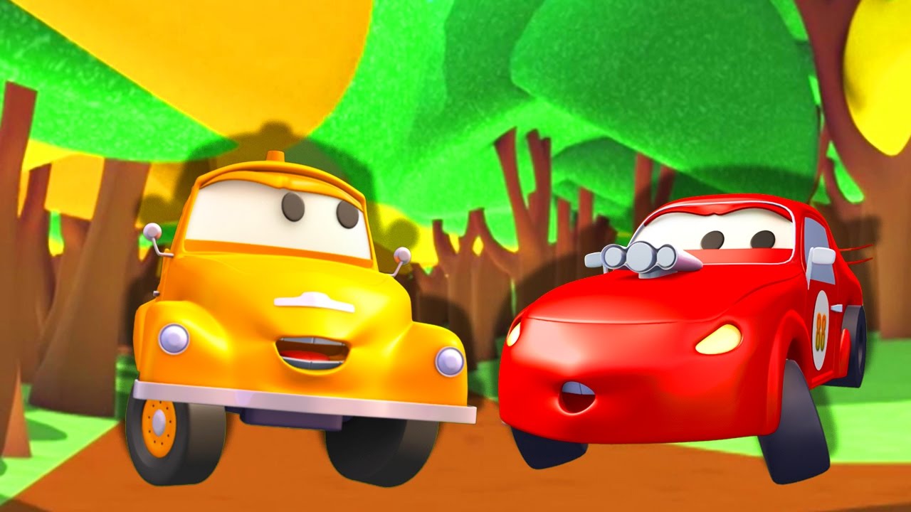 Tom il Carro Attrezzi e Jerry l'Auto da Corsa in Car City | Cartone animato per i bambini