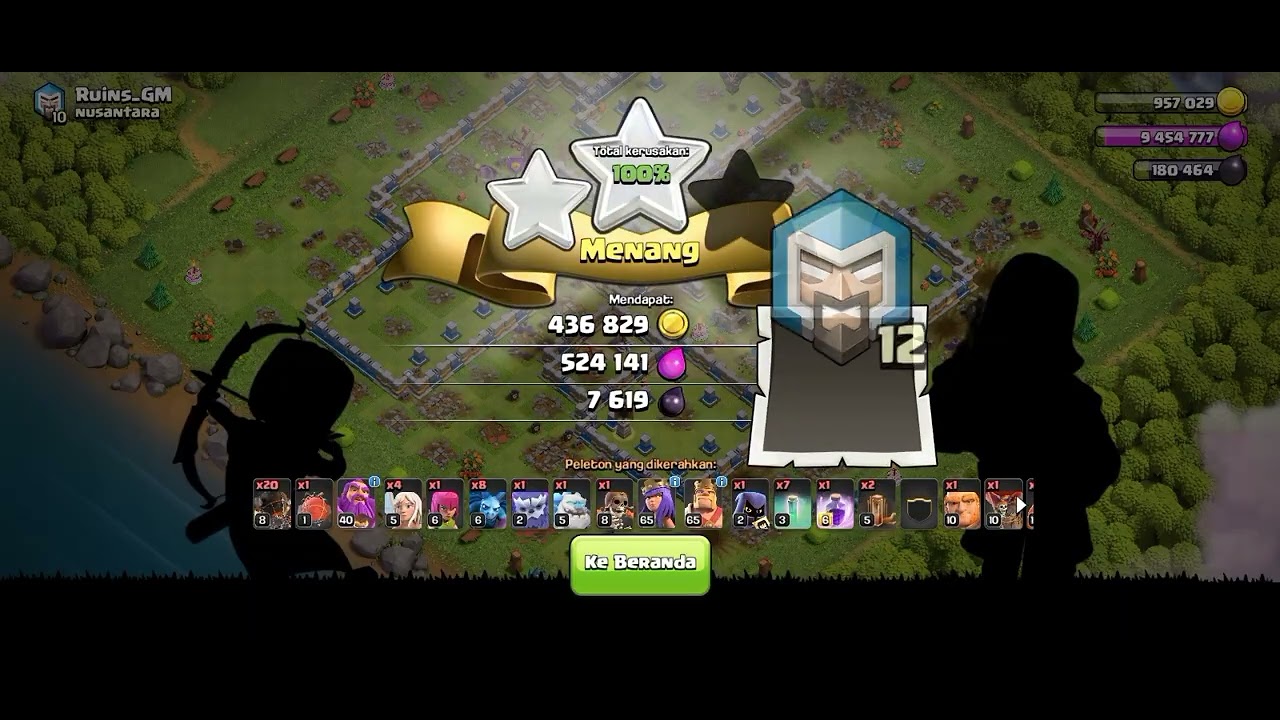 NEW COMBO BLIZARD+ROCKET LOON AND FIREBALL OP PARAH😱🔥😱🔥@GodsonCoC  #coc #th12#clashofclans #gameplay