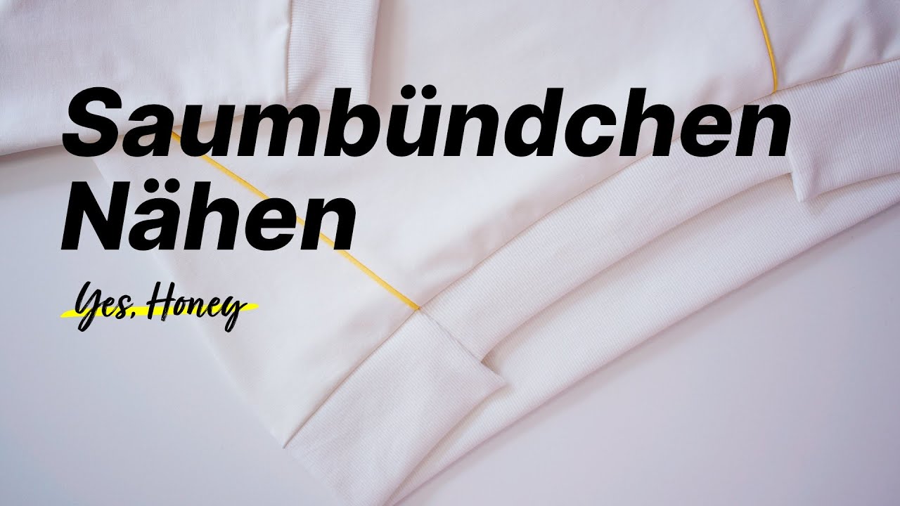Bündchen nähen – mit mega coolem Saum!