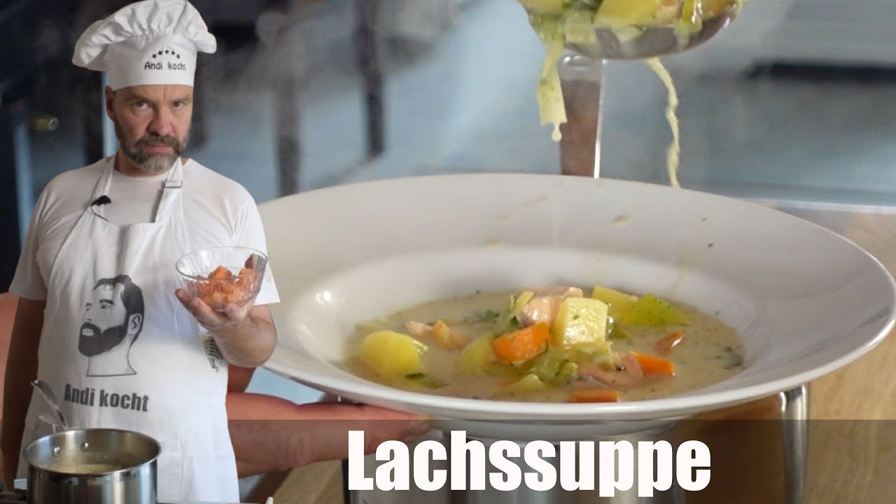 Lachssuppe