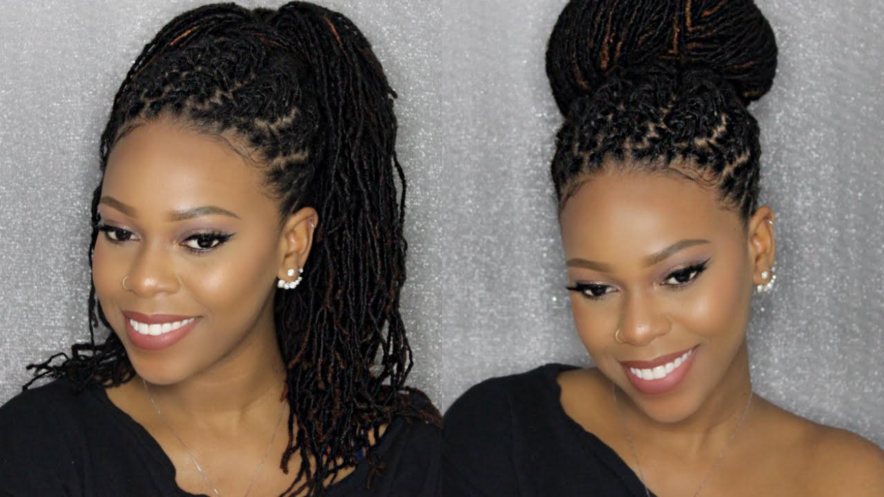 2 in 1 Updo Hairstyle for Short and Long Hair | Aieshatae