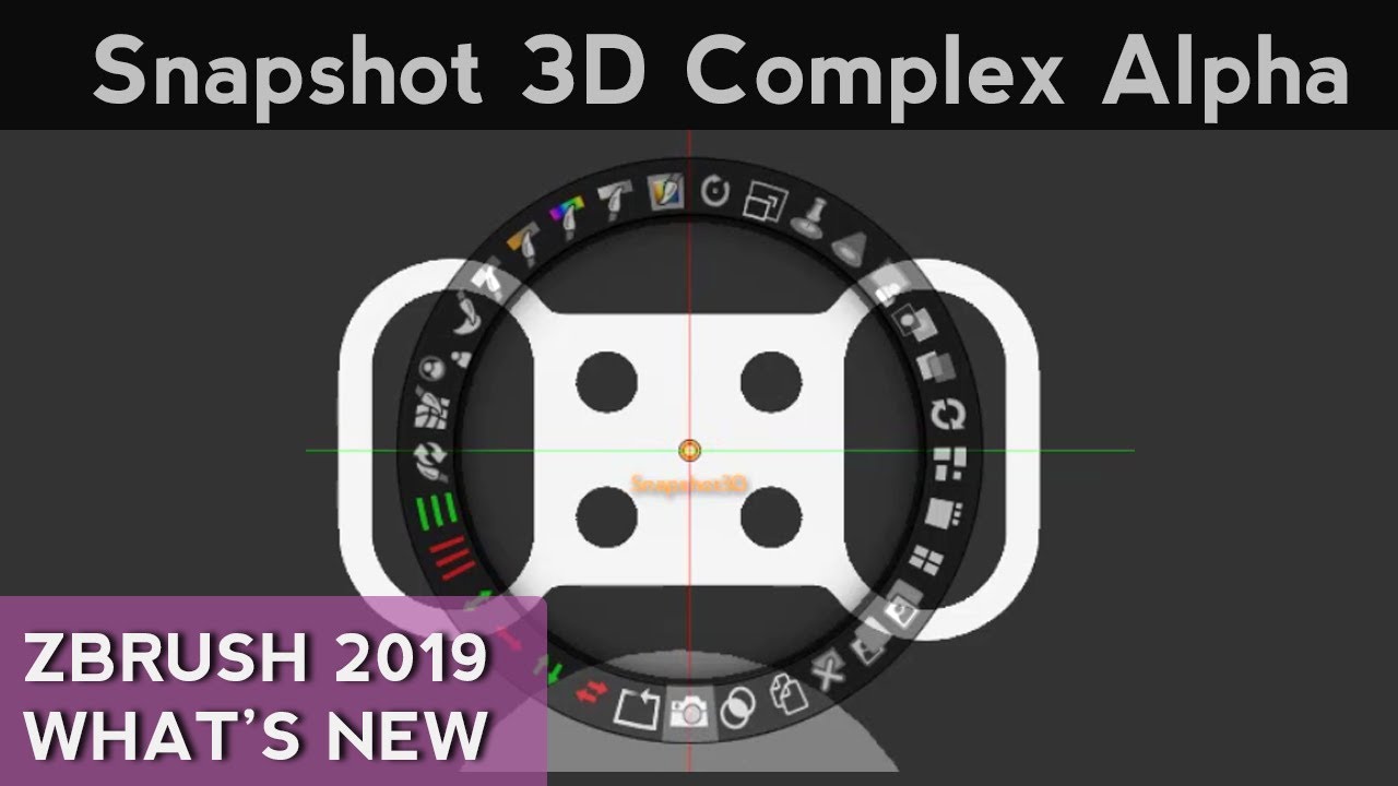 042 ZBrush Spotlight 2 Snapshot 3D Complex Alpha Creation