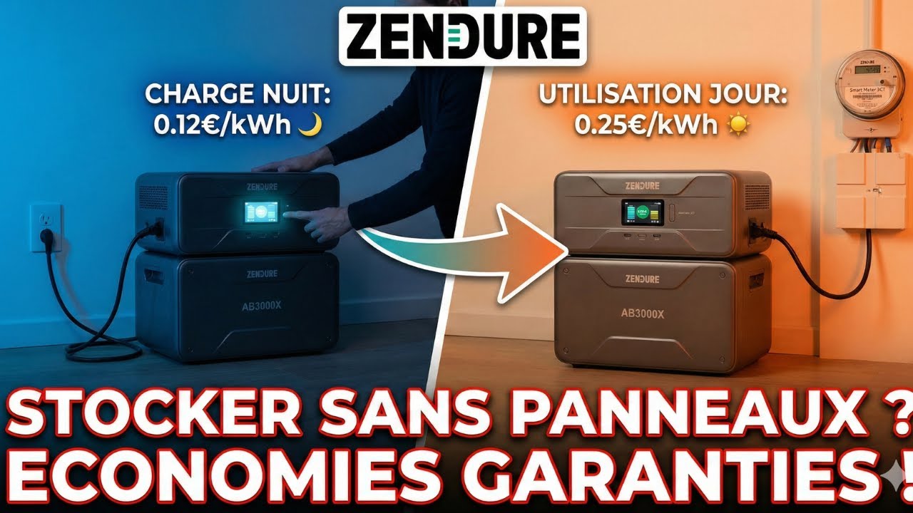 Zendure SolarFlow 2400 AC : Stocker l'électricité SANS Panneaux ?