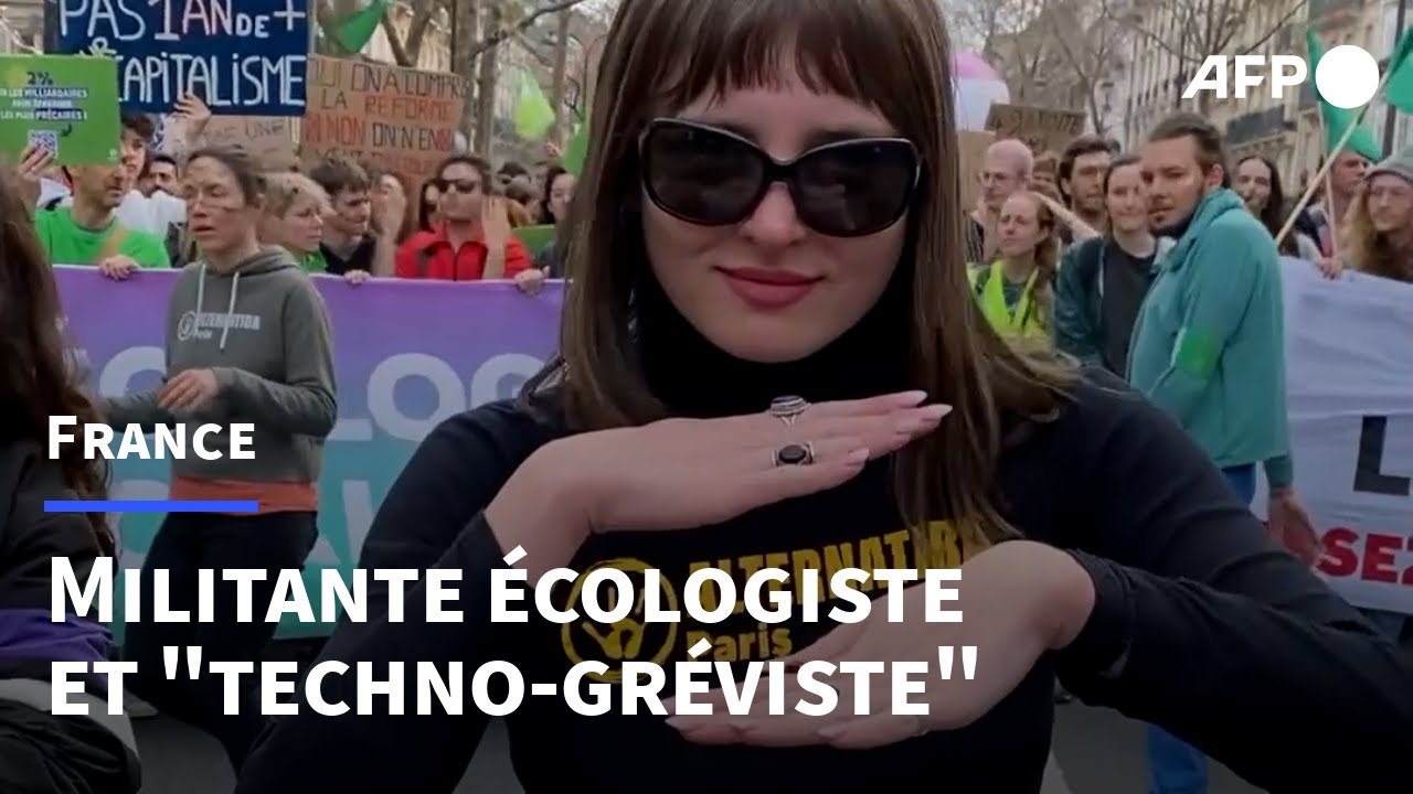 Retraites: Mathilde, militante écologiste et « techno-gréviste »