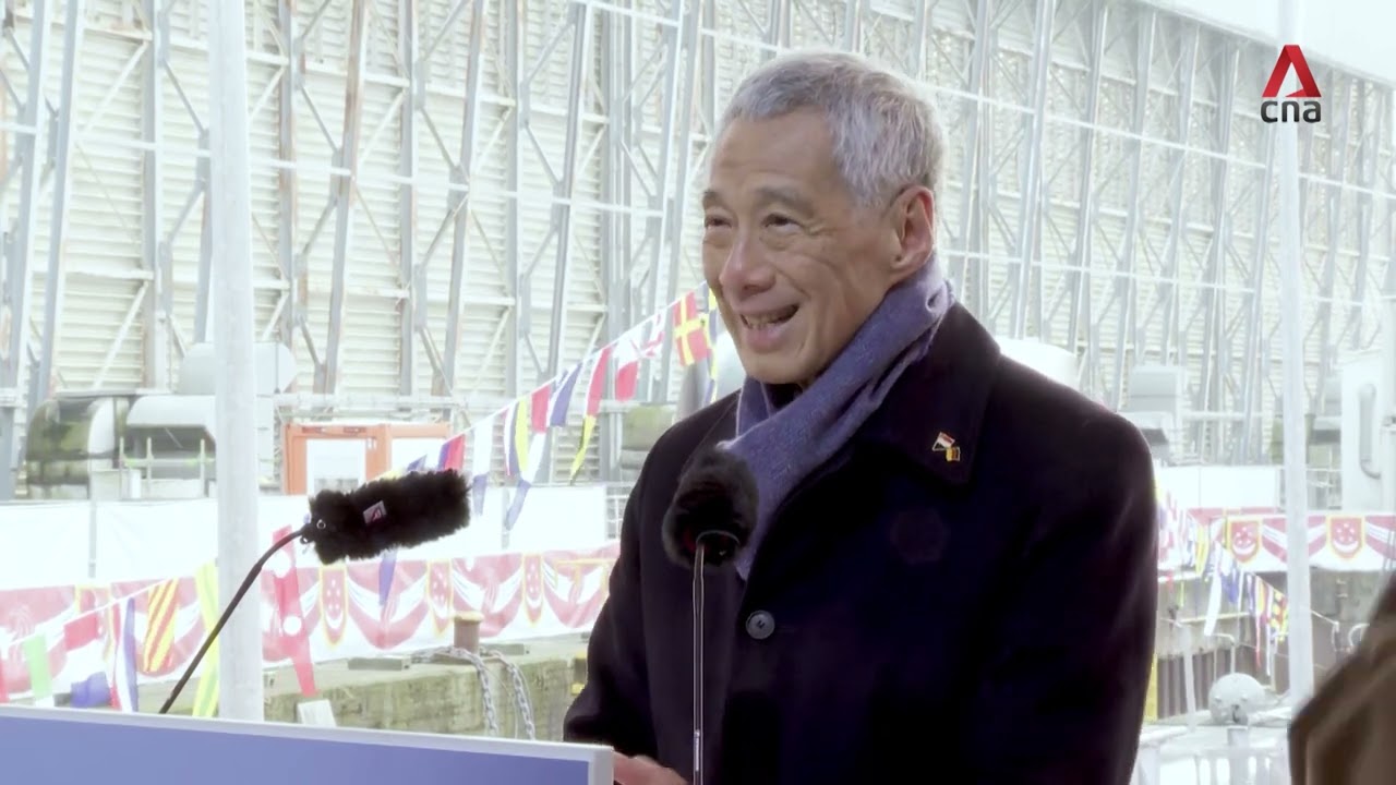 PM Lee Hsien Loong at the Joint Launching Ceremony for IMPECCABLE and ILLUSTRIOUS