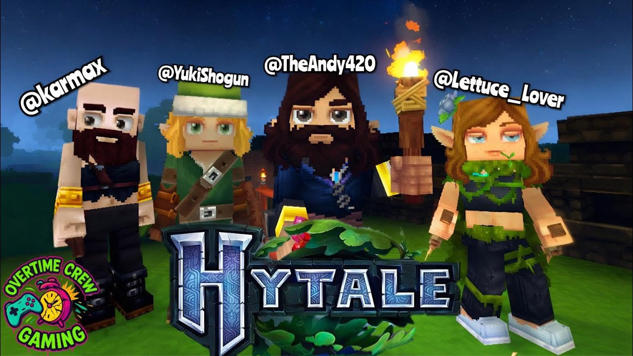 Minecraft 2!! (Hytale) - Часть 1 - С участием Karmax, YukiShogun и Lettuce_Lover