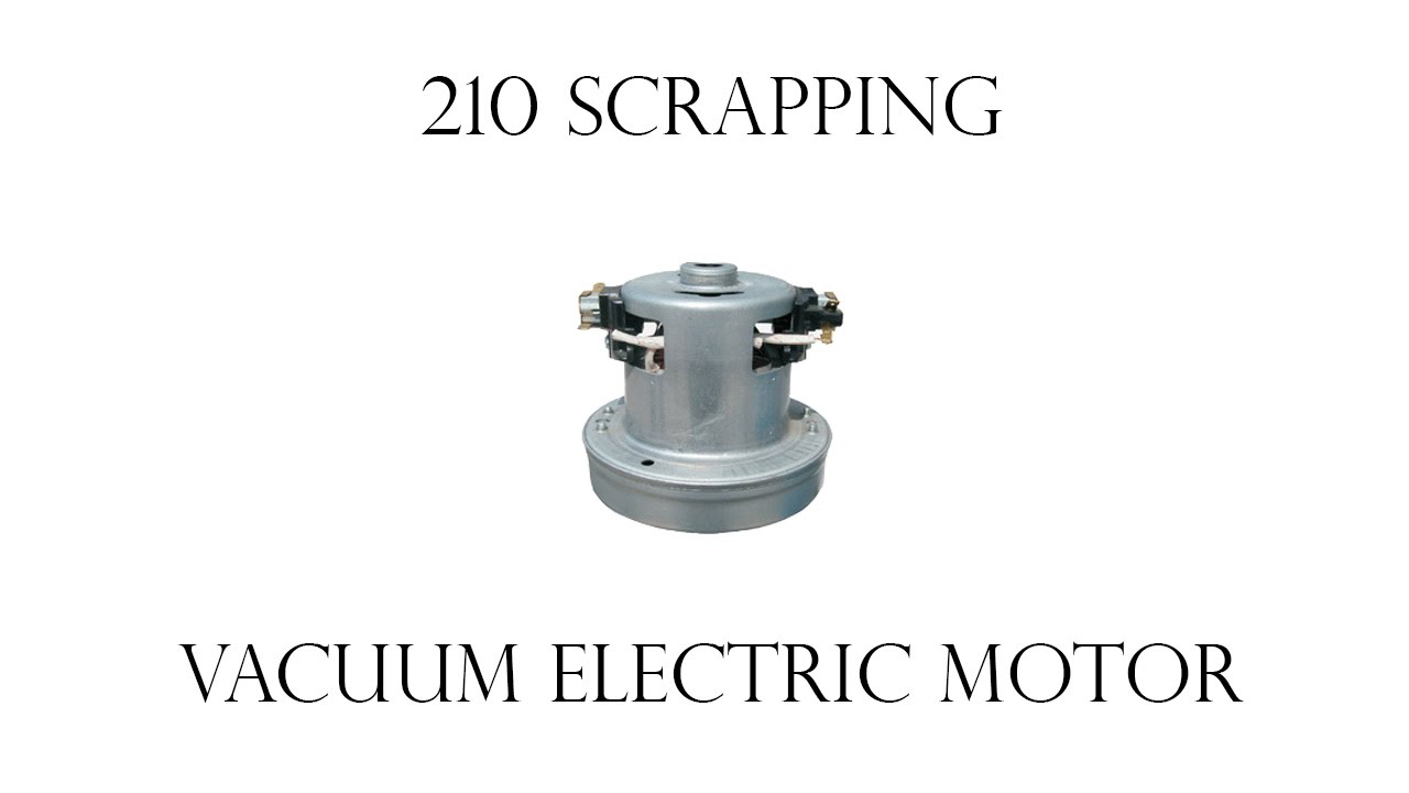 How to take apart a Vacuum Electric Motor for Copper!