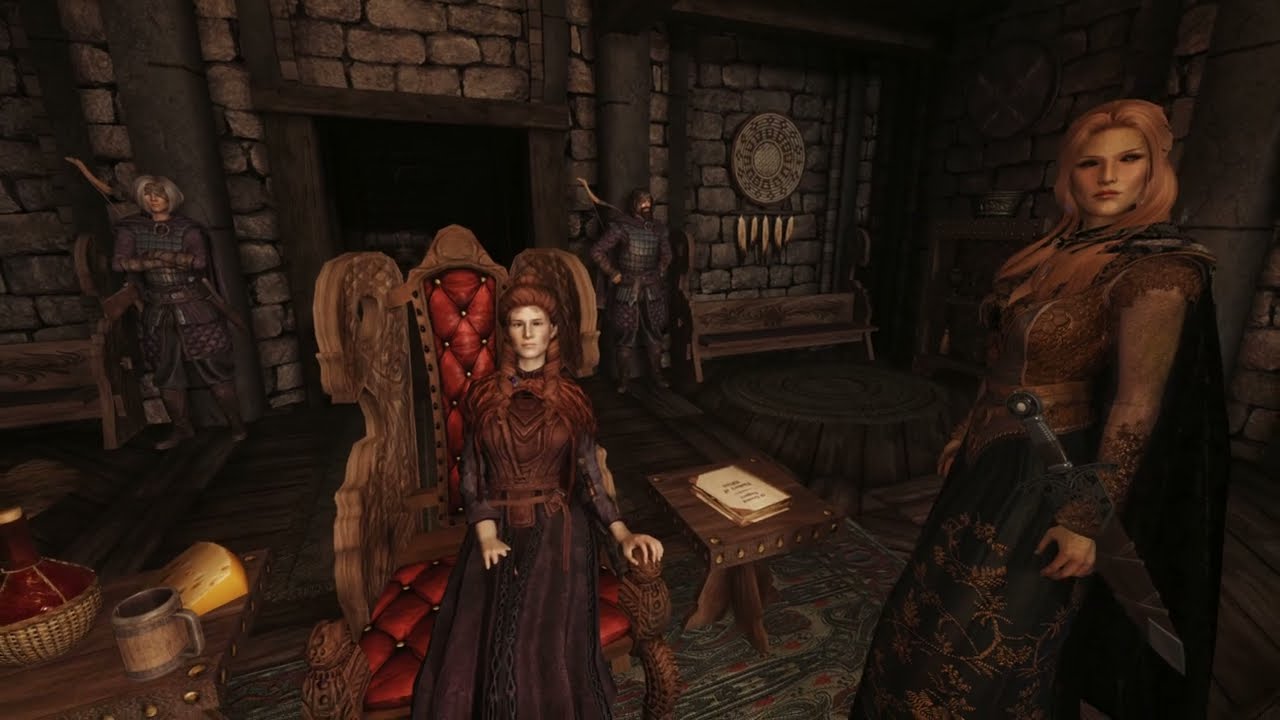 You Live in Riften – Peaceful Autumn City Ambience ( 4K Nolvus V6)