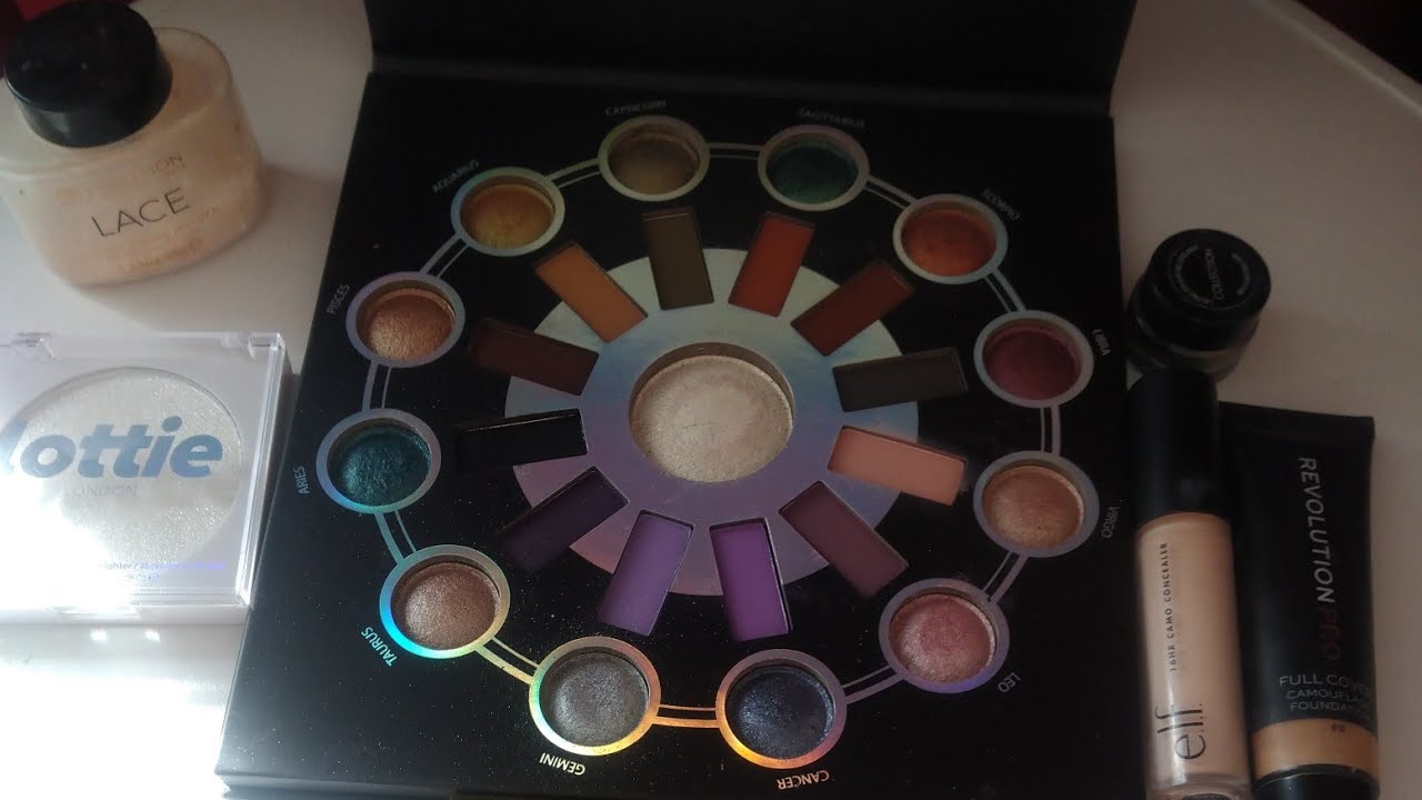 I've come back **  using bhcosmetics zodiac palette