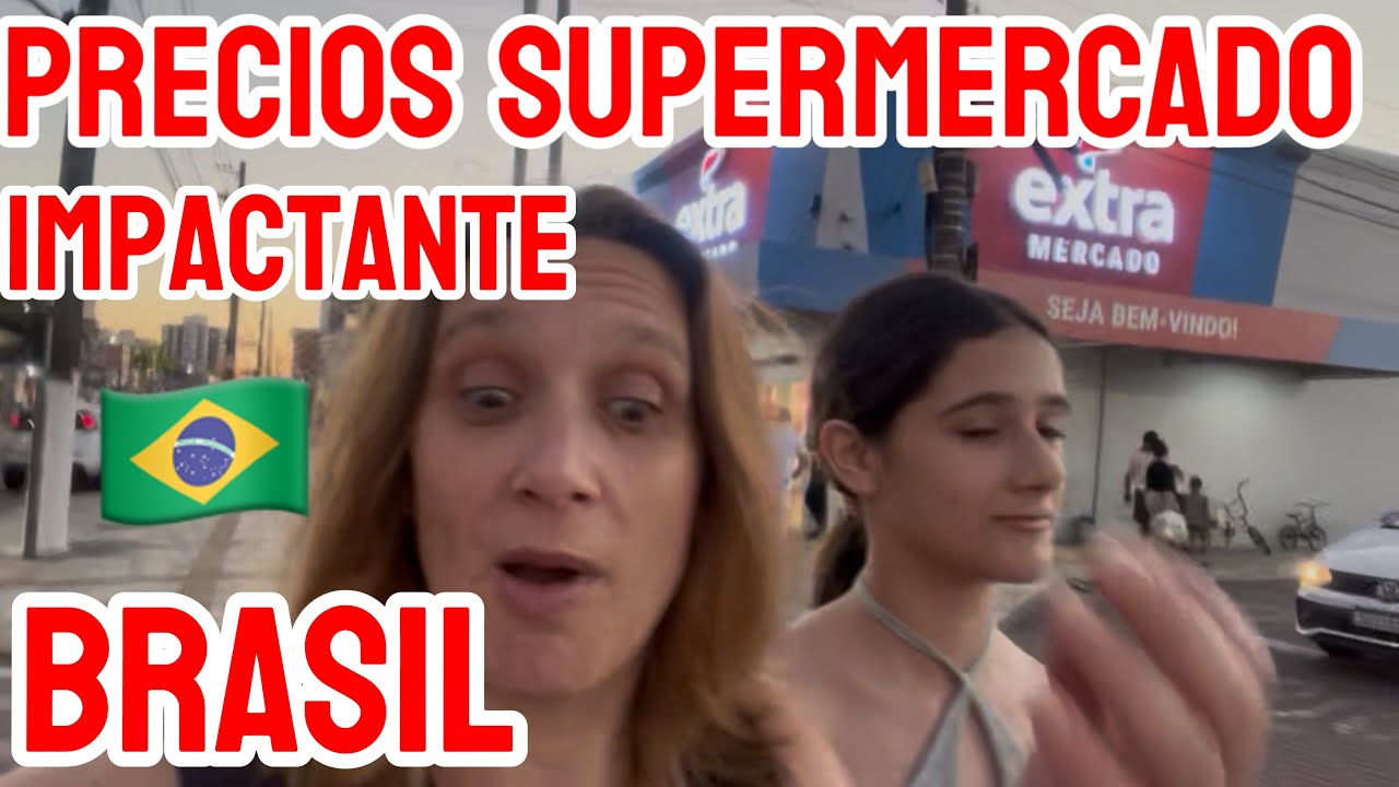 🛒 DE COMPRAS en UN SUPERMERCADO en BRASIL 💲PRECIOS 🤑 y  CURIOSIDADES