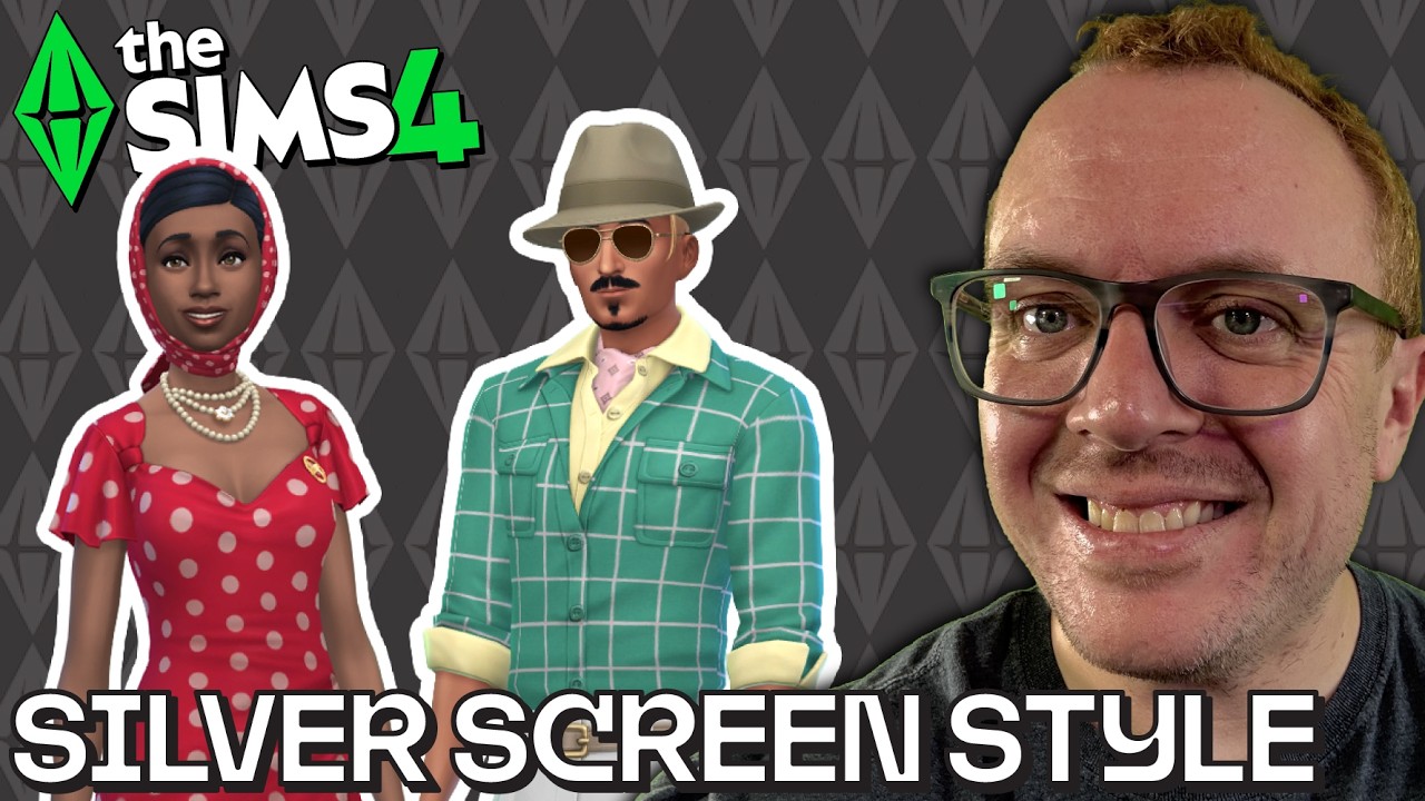 The new Silver Screen Style Kit for the Sims 4 - let's check it out!