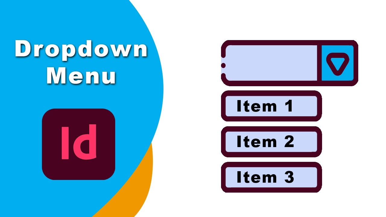 How to create dropdown menu list without adobe acrobat pdf