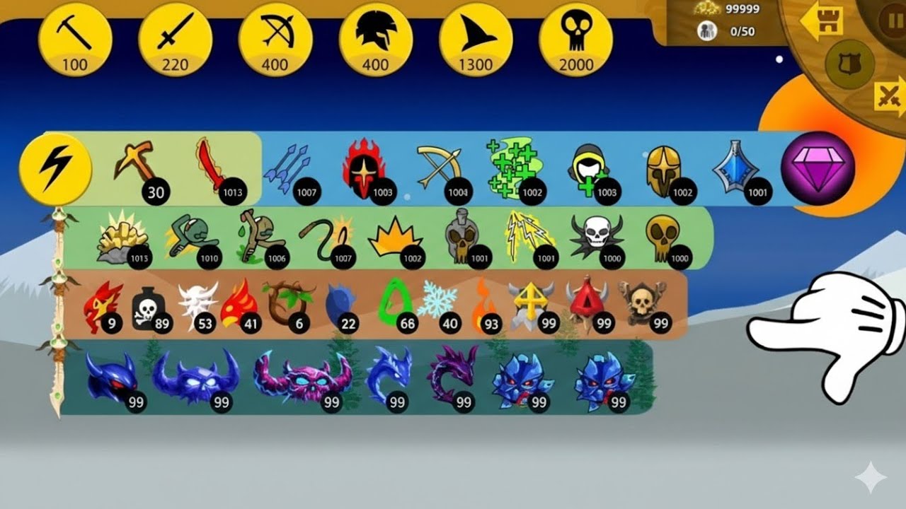 New Kai Rider Super Boss Army Unlocked with Insane Lava Skin | Stick War Legacy