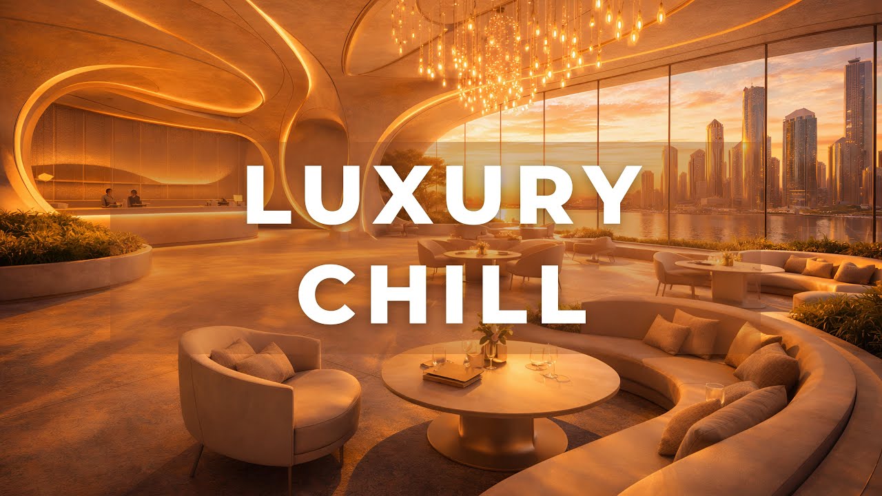 Luxury Chill House with Handpan | Elegant Lounge & Sunset Atmosphere