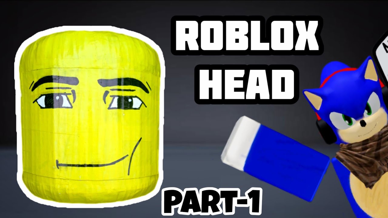 How To Make Roblox Head With Cardboard Part 1 DIY Tutorial