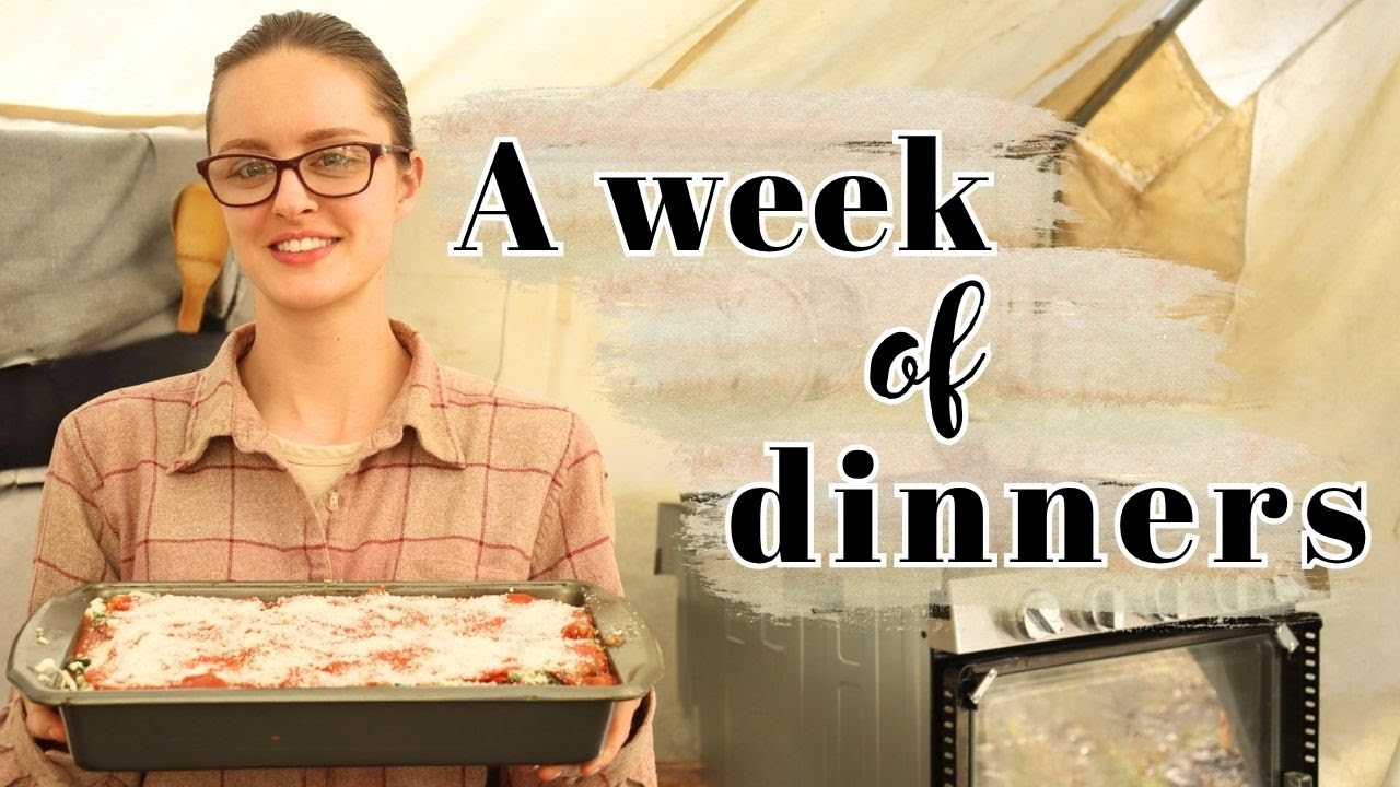 What I cooked for dinner this week at hunting camp ~ off-grid kitchen