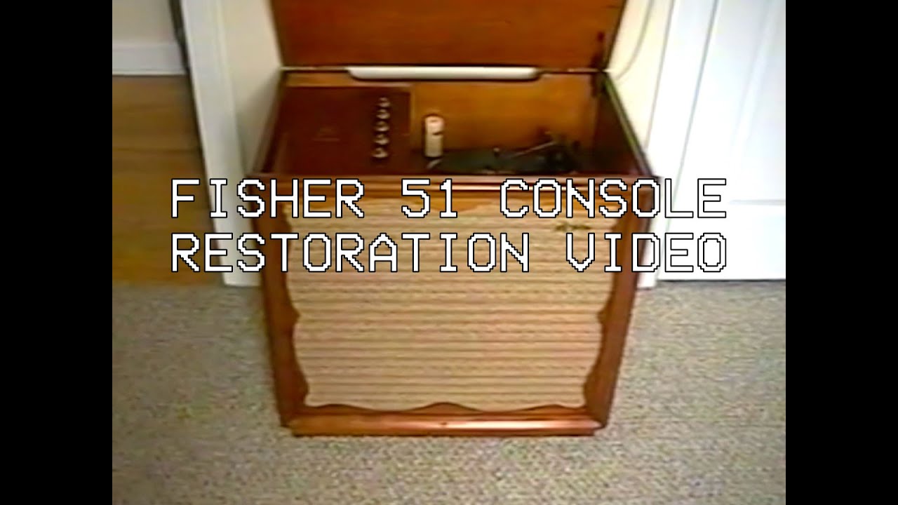 Fisher Model 51 Consolette Restoration / 1957 / Mono / Garrard RC-121 / GE VRII Cartridge / Tube Amp