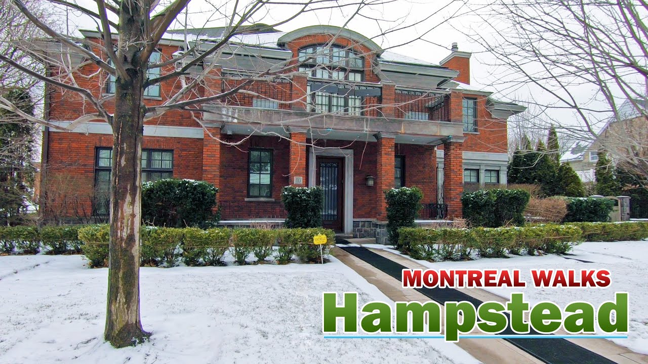 🏘️ Walking Montreal's Wealthy Neighborhood - Canada Walking Video 2020