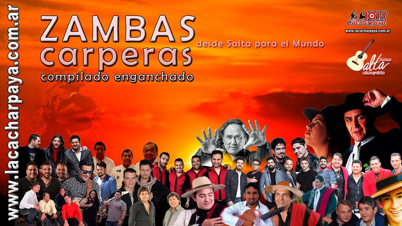 Compilado de Folclore / Enganchado Zambas Carperas / Radio La Cacharpaya