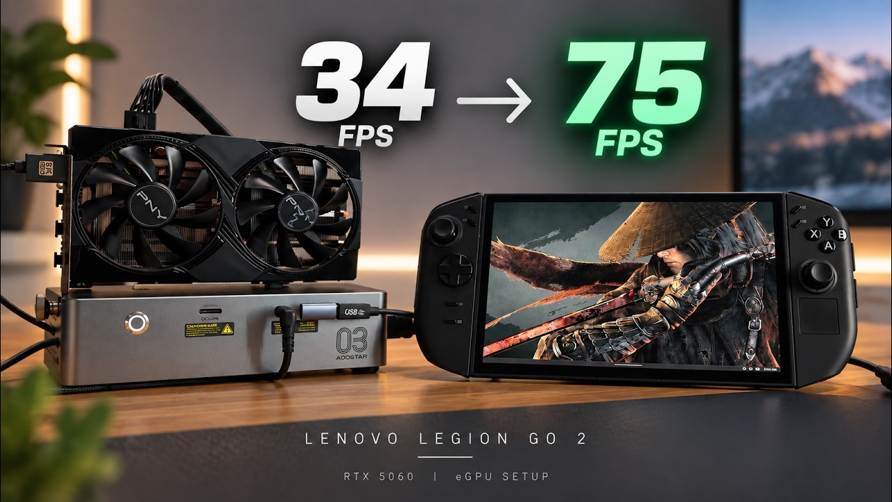 This RTX 5060 TRANSFORMED My Legion Go 2!