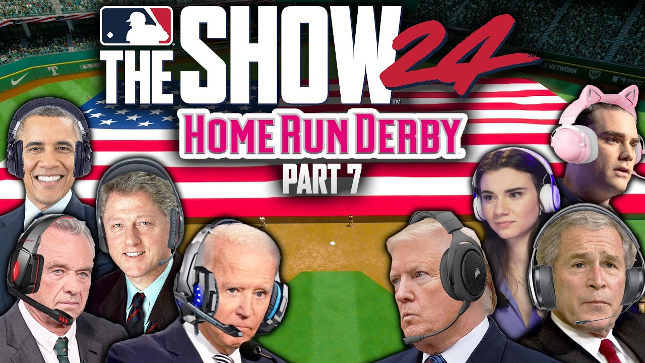Президенты США играют в MLB The Show 24 — Хоумран Дерби (Часть 7)