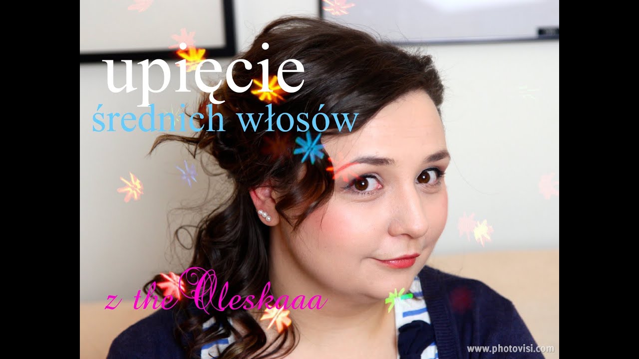 UPIĘCIE ZE ŚREDNICH I CIENIOWANYCH WŁOSÓW Z THEOLESKAAA