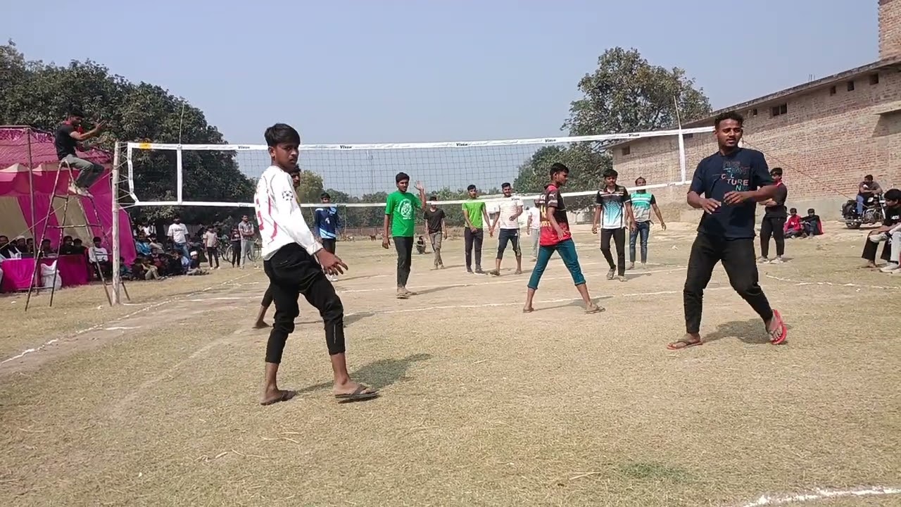 Vollyball match alanpur     Gauhania vs sokhiyapur set_1 gauhania viner