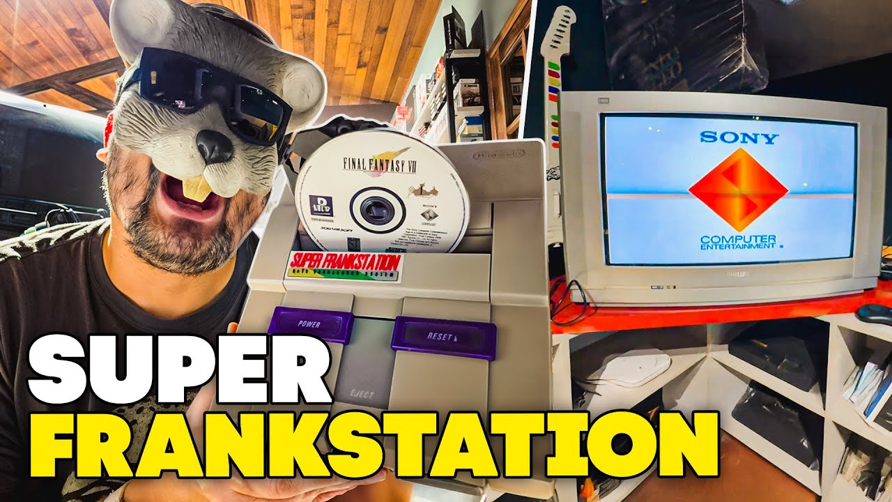 SUPER FRANKSTATION: FIZ UM NINTENDO QUE RODA PLAYSTATION!