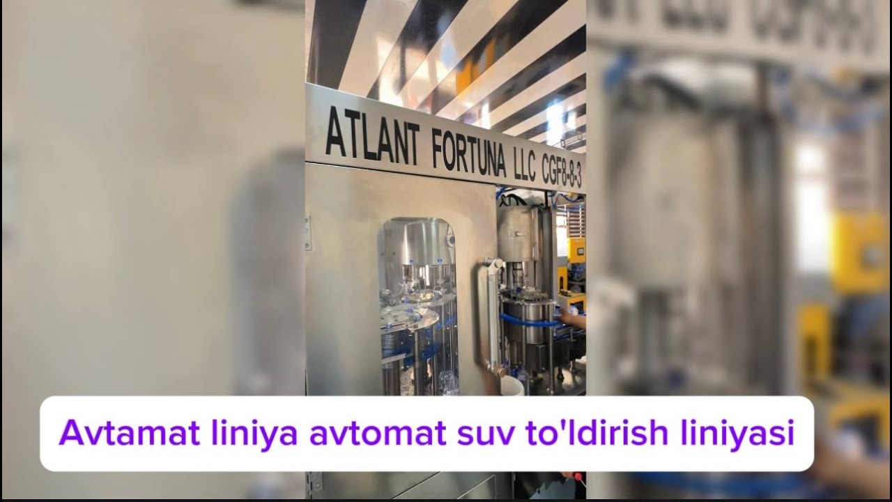 Avtamat liniya avtomat suv to'ldirish liniyasi suv biznesi uchun ideal uskuna  suv zavodi apparati