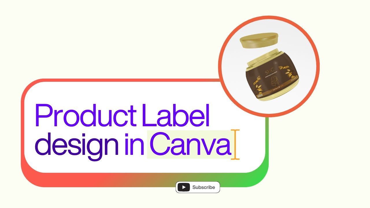 Create a Product Label in Canva | Easy Tutorial