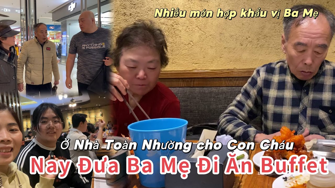 853]Lâu Rồi Mới Đưa Ba Mẹ Đi Ăn Đồ Nướng Nhìn Ông Bà Ăn Ngon Miệng Mà Vui 