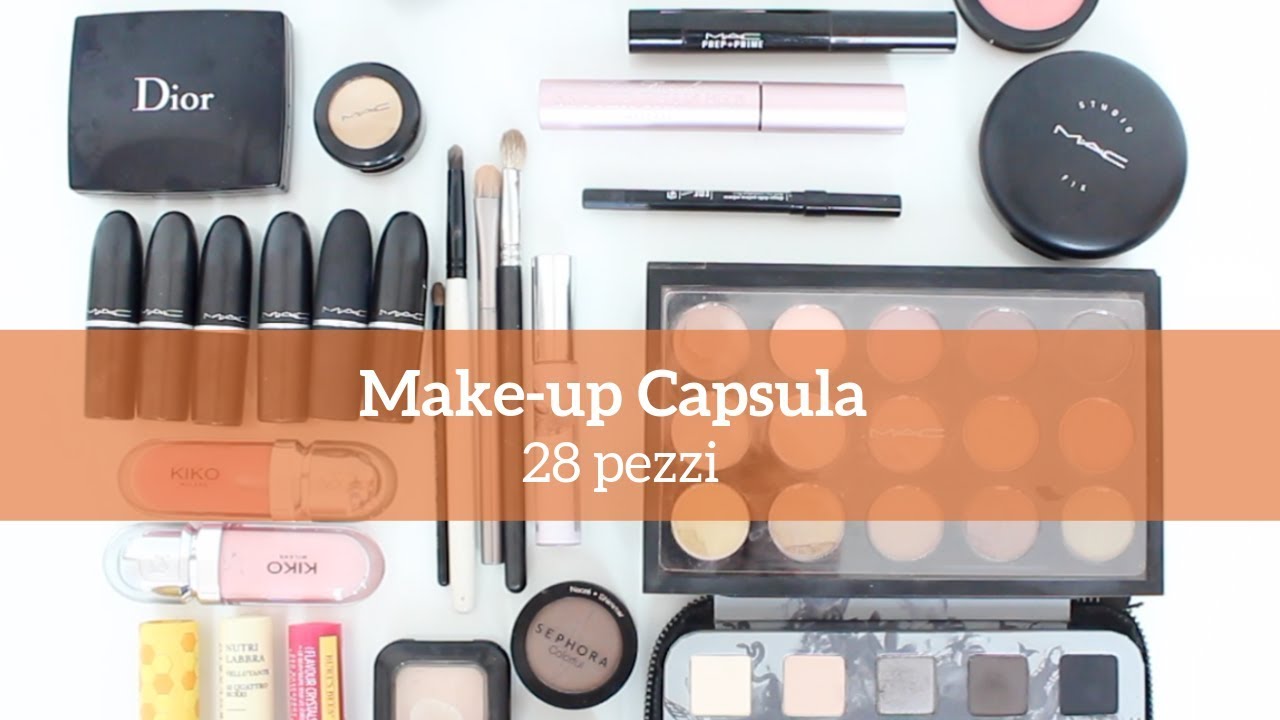 MINIMALISMO: La mia collezione di make-up capsula (28 pezzi) 💄👄