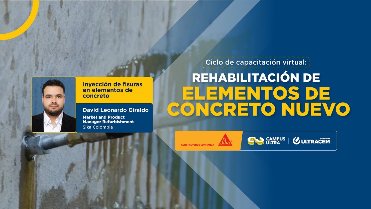 2. Inyección de fisuras en elementos de concreto