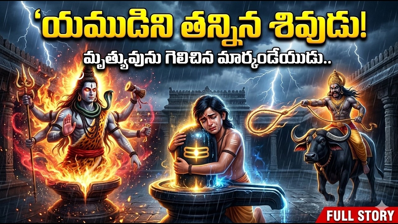 శివయ్య యముడిని ఎందుకు తన్నాడో తెలుసా? | Lord Shiva vs Yama: Markandeya Story | The Temple Rout