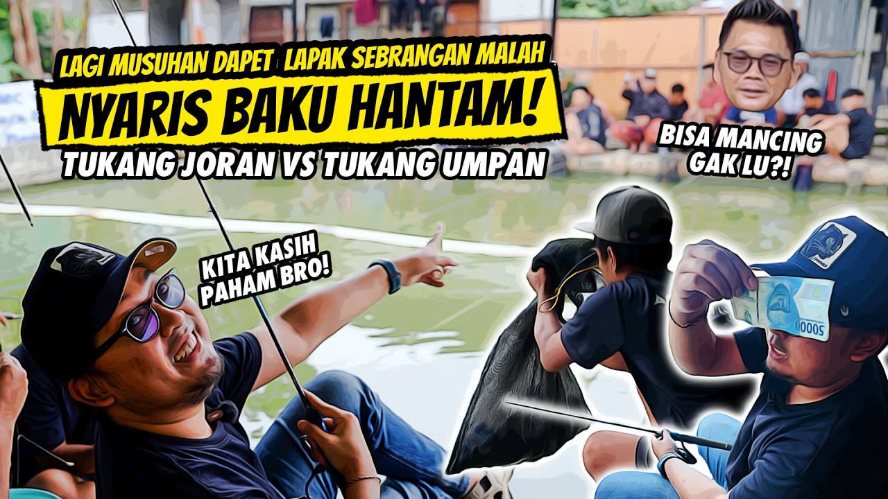LAGA PANAS! DUEL DI LAPAK SEBRANG2AN AKHIRNYA SALING NGEGAS! MANCING AUTO NARIKIN SAMPE PUAS