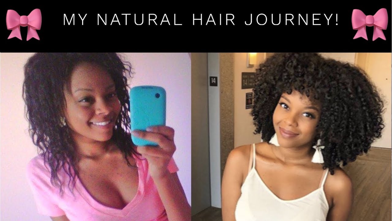 My Natural Hair Journey | Transitioning from Relaxed to Natural ! | (With Photos & Videos)