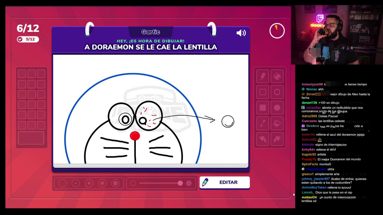 INTROVERTIDO JUEGA CON 14 PERSONAS AL GARTIC PHONE