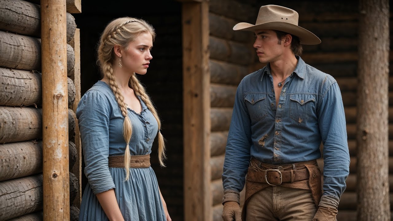 She Was Building Her Cabin One Log at a Time, Cowboy Watching Was a Widower Longing for a Family