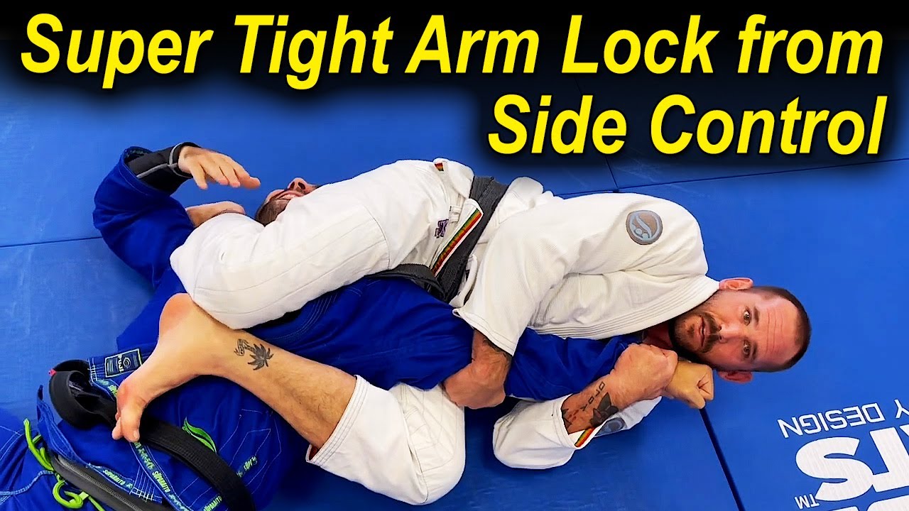Very Tight Arm Lock From Side Control Trapping Both Armbar by Paul Schreiner