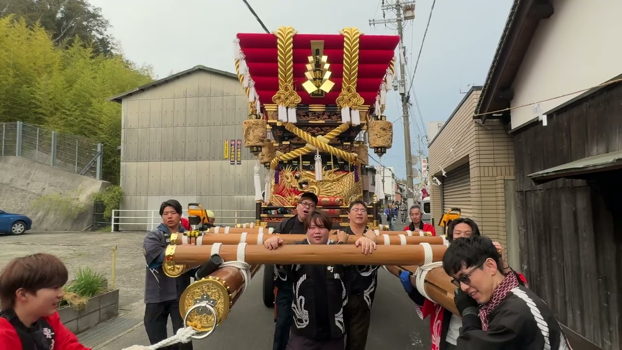 令和6年 福良八幡神社春祭り 東本町 道中唄