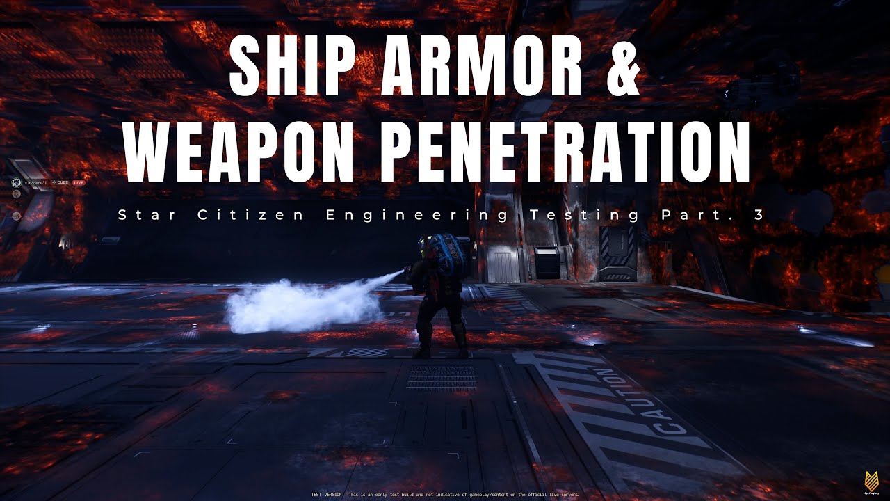 Star Citizen Engineering Testing Pt.3: Ship Armor & Weapon Penetration Tests | Tech Preview